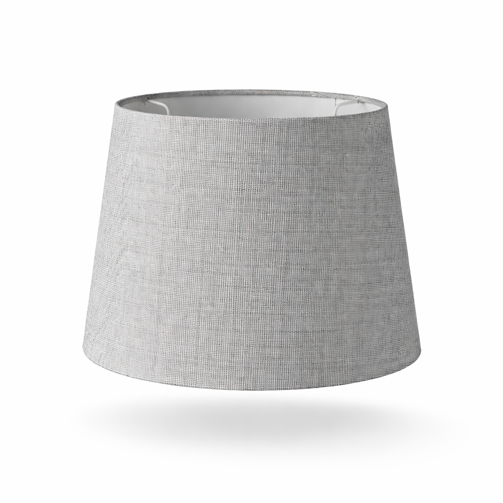 Rund Lige “Salt&pepper” stof. Hør