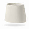 Oval lampeskærm "Cremé" stof. Bomuld - Thumbnail Image 1