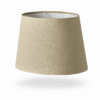 Oval lampeskærm "Sand" stof. Hør - Thumbnail Image 1