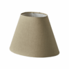 Oval Skrå lampeskærm "Sand" stof. Hør - Thumbnail Image 1
