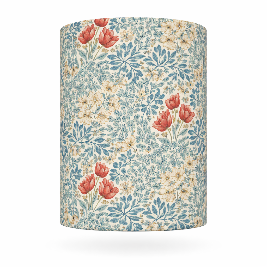 William Morris “Bower-Indigo” stof. Bomuld. Cyl