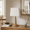 Firkantet lampeskærm, Hør - Hvid - Thumbnail Image 2