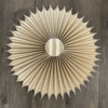 Loft/væg rosette stof. Brun stribe - Thumbnail Image 1