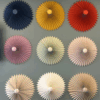 Loft/væg rosette stof. Orange - Thumbnail Image 3
