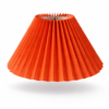 Premium Plissé lampeskærm "Orange rust" stof - Thumbnail Image 1