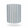 Stribet cylinder lampeskærme.  Bred blå - Thumbnail Image 1