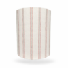 Stribet cylinder lampeskærme.  Smal grå - Thumbnail Image 1