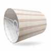 Stribet cylinder lampeskærme.  Smal grå - Thumbnail Image 2