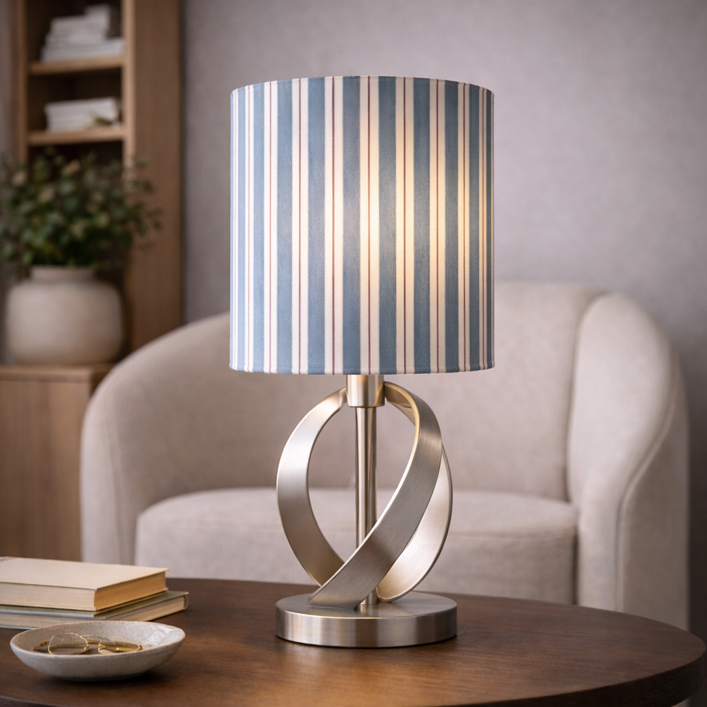 Stribet cylinder lampeskærm 0117__lampe3