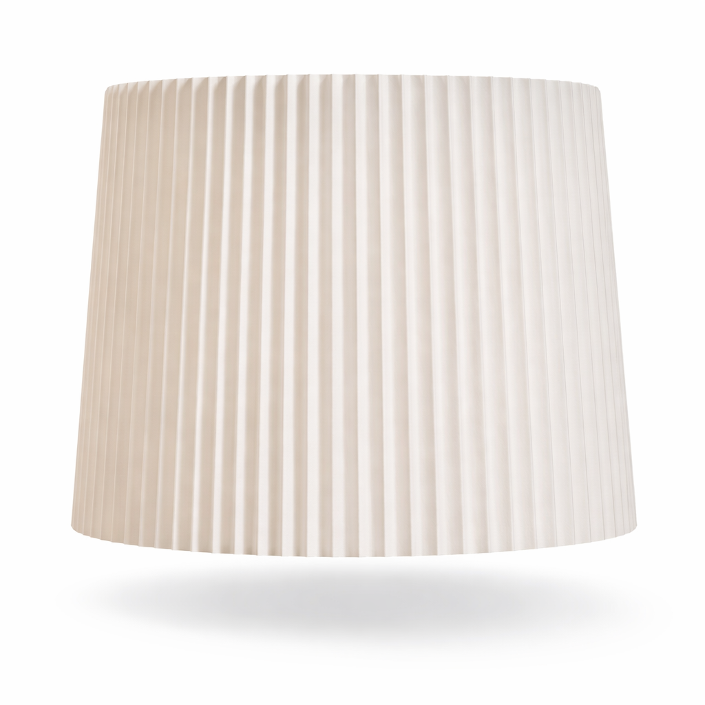 Cylinder Plissé Lampeskærm