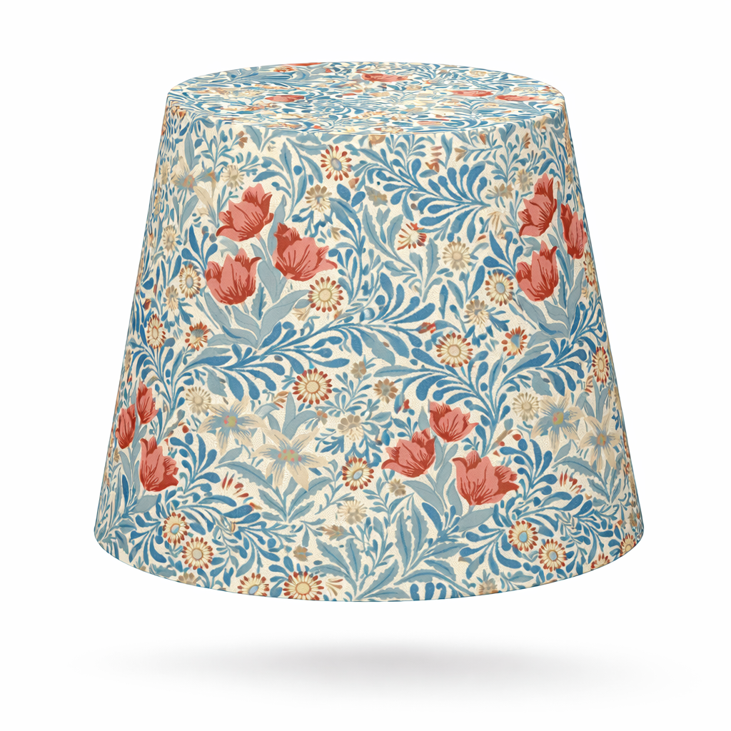 William Morris “Bower-Indigo” stof. Bomuld