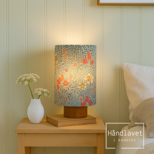 Wood bordlampe- Bower-Indigo