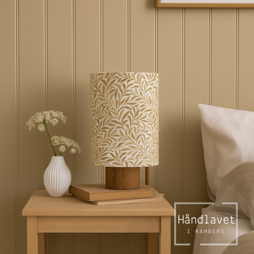 Wood bordlampe- Willow Brown