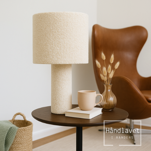 Hygge bordlampe - Boucle. Hvid