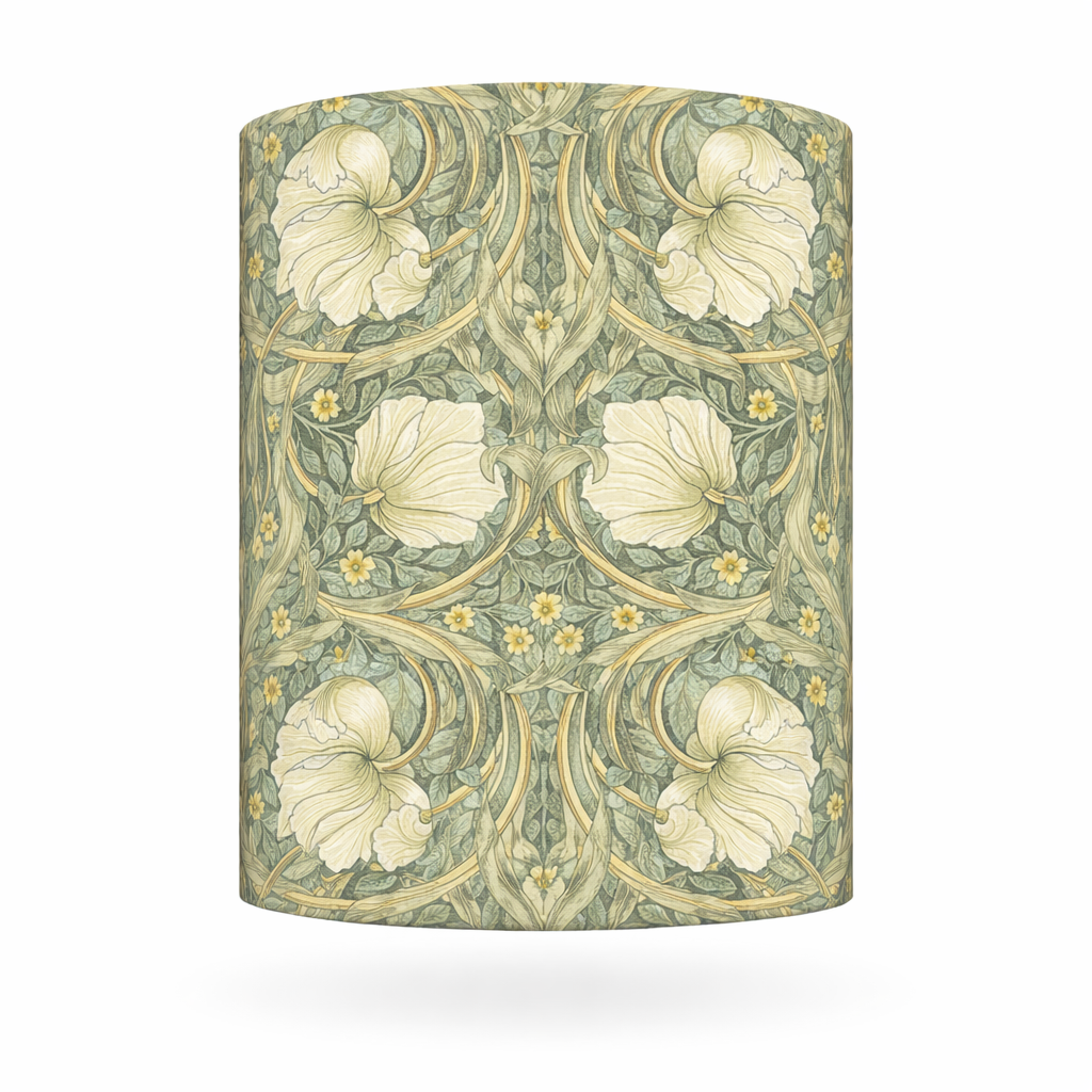 William Morris “Small Pimpernel Olive” stof. Bomuld. Cyl